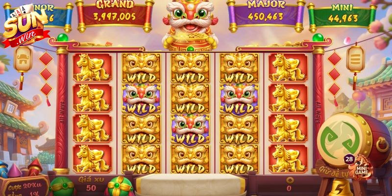 Lân Sinh Phú Quý là trò chơi slot nổ hũ với chủ đề thú vị 