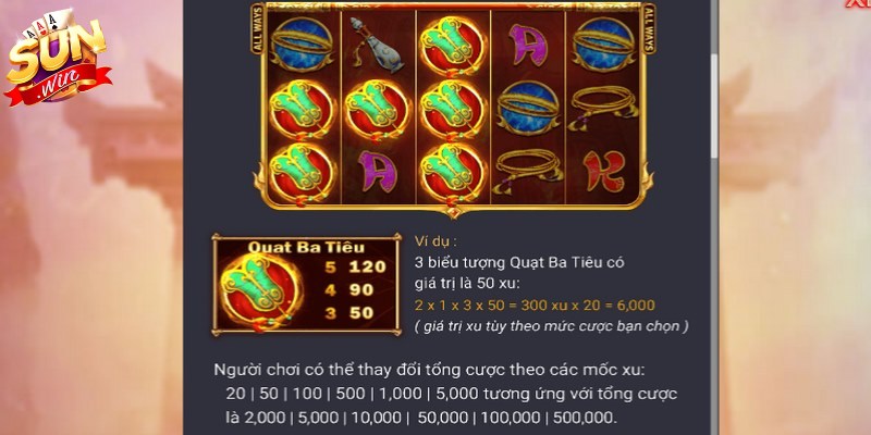 Tây Du Thần Khí - Game Đổi Thưởng Ăn Khách Bậc Nhất 2 Các biểu tượng cơ bản có trong Tây Du Thần Khí