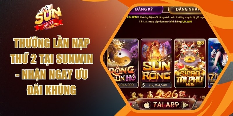 Thưởng lần nạp thứ 2